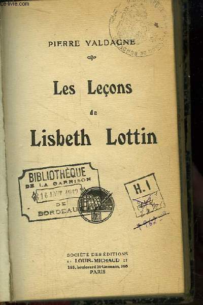 Les Leons de Lisbeth Lottin.