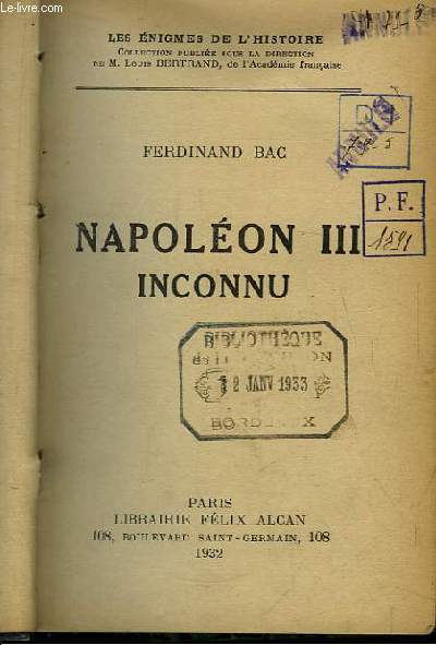 Napolon III, Inconnu.