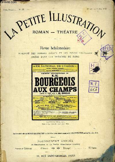 Les Bourgeois aux Champs. Comdie en 3 actes.