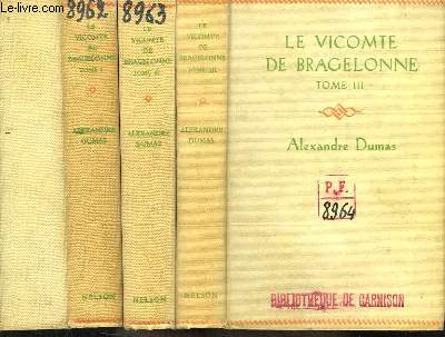 Le Vicomte de Bragelonne ou Dix ans plus tard. TOMES 1  3 (sur 5)