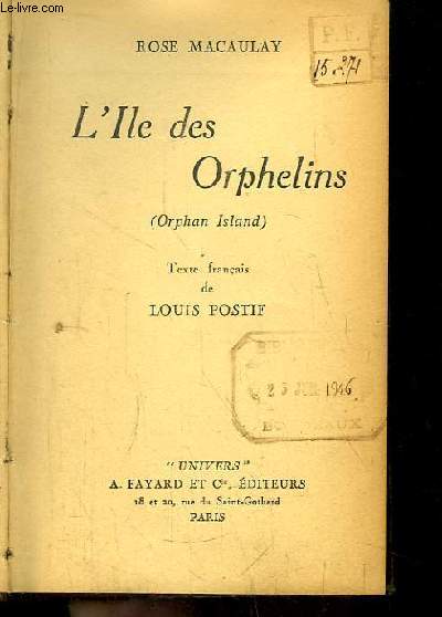 L'Ile des Orphelins (Orphan Island)