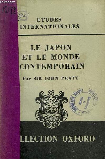 Le Japon et le Monde Contemporain.