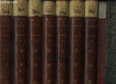 Oeuvres Compltes de Franois Coppe de l'Acadmie Franaise. EN 7 VOLUMES : Prose (4 Tomes) et Posie (3 Tomes)