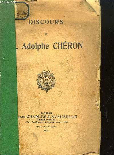 Discours de M. Adolphe Chron.