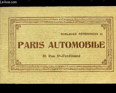 Quelques rfrences de Paris Automobile.