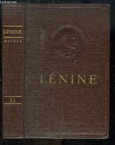 Oeuvres de V. Lnine. TOME 21 : Aot 1914 - Dcembre 1915