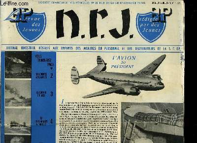 N.R.J. N22, Mai - Juin - Juillet - Aot 1955 : L'Avion du Prsident - Les soucoupes volantes et l'Ere interplantaire - 20 lieues sous les mers avec le Nautilus ...