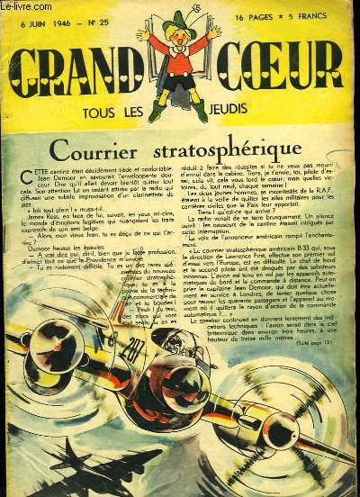 Grand Coeur n25 : Courrier Stratosphrique