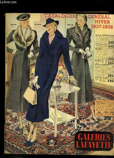 Catalogue Gnral Hiver 1937 - 1938