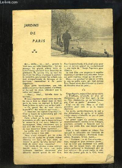 Cadet-Revue N77 - 4me anne : Jardins de Paris - Les animaux clbres de l'histoire - Lgende d'un petit pays imaginaire, par ALLOUARD ...