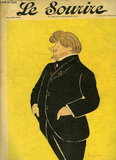 Le Sourire N188 - 5e anne : Paul Adam, dessin par CAPPIELLO - Dessin de H. MIRANDE