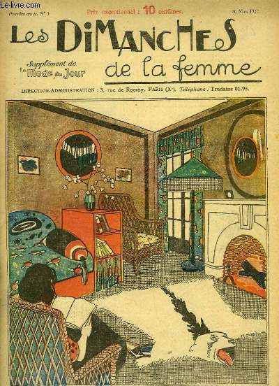 Les Dimanches de la femme N3 - 1re anne : Coin de studio - Le voilier au crpuscule - Les Tournesols - Un Appartement dans une pice