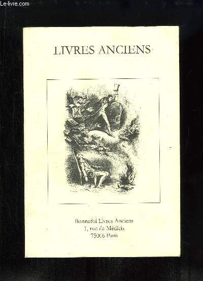 Catalogue n88 de Livres Anciens, de la Librairie 
