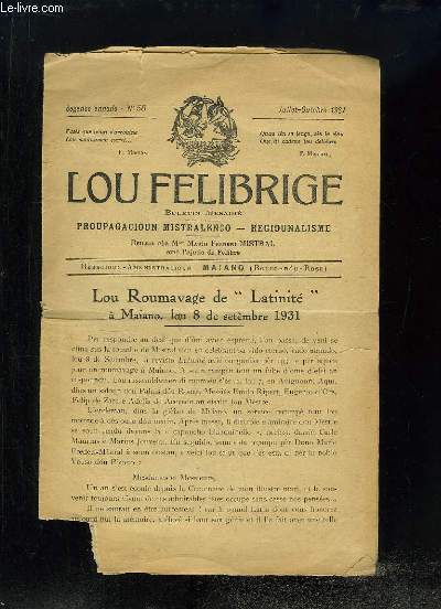 lou Felibrige N58 - 2e annado : Lou Roumavage de 
