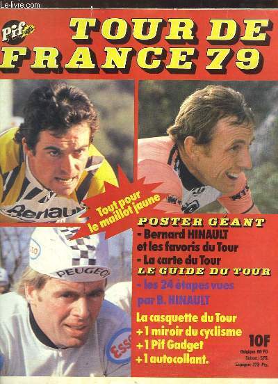 Pif Gadget spcial, Tour de France 1979 : Carte du Tour - 7 Hommes pour un Tour