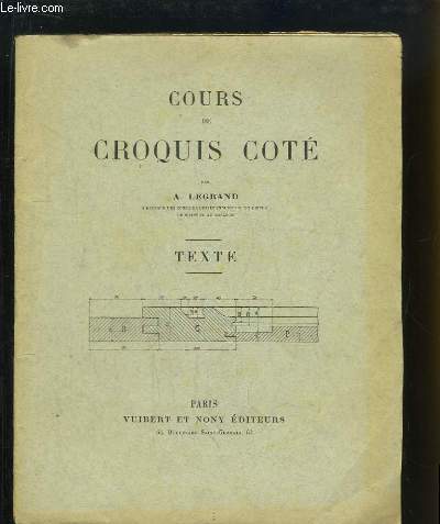 Cours de Croquis Cot. Texte.