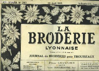 La Broderie Lyonnaise, N797 - 37e anne