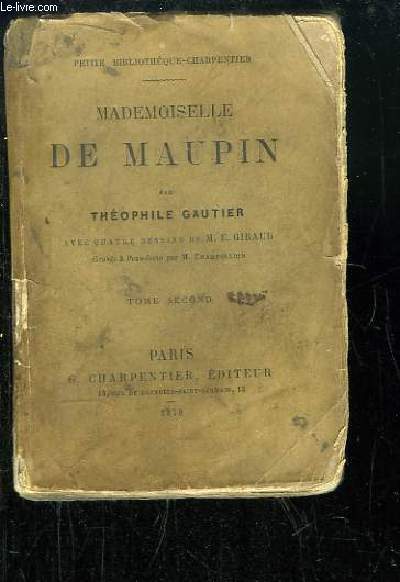 Mademoiselle de Maupin. TOME 2