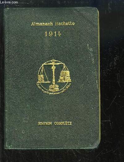 Almanach Hachette - 1914