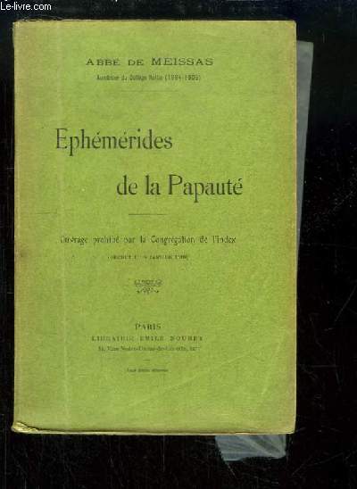 Ephmrides de la Papaut.