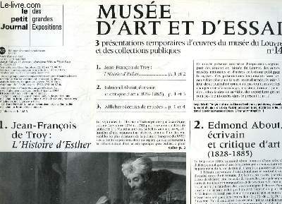 Le Petit Journal des Grandes Expositions, nouvelle srie N151 : Muse d'Art et d'Essai. 3 prsentations temporaires d'oeuvres du muse du Louvre et des collections nationales.