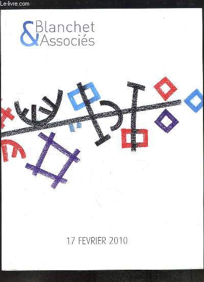 Catalogue de la Vente aux Enchres du 17 fvrier 2010  Drouot-Richelieu, d'Estampes Modernes, d'Art Moderne et Contemporain