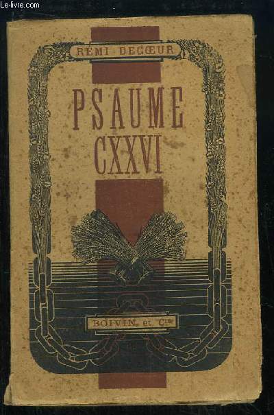 Psaume CXXVI 