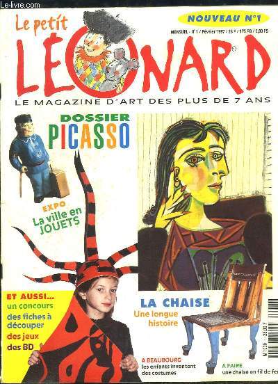 Le Petit Lonard, N1 : Dossier Picasso - La ville en jouets - La chaise, une longue histoire ...