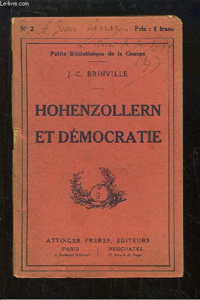 Hohenzollern et Dmocratie.