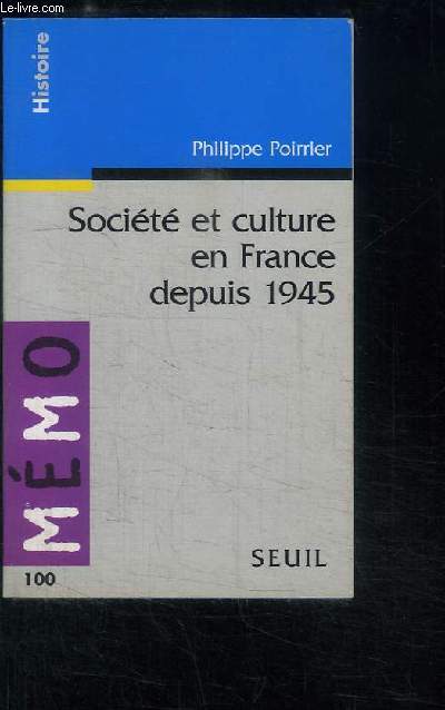 Socit et culture en France depuis 1945