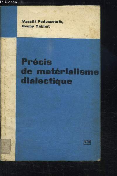 Prcis de matrialisme dialectique.