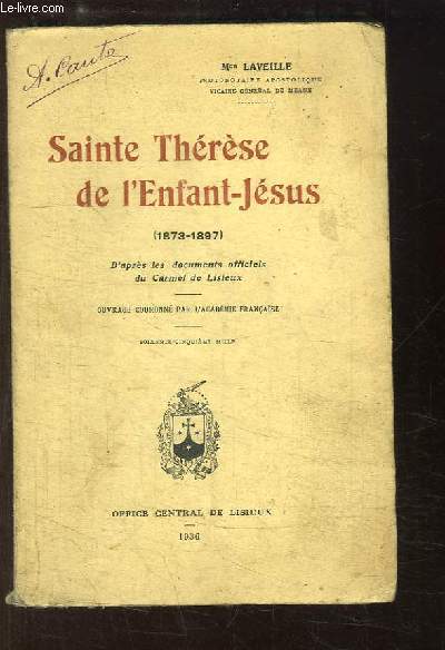 Sainte Thrse de l'Enfant-Jsus (1873 - 1897)