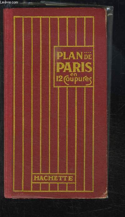 Plan de Paris en 12 coupures.