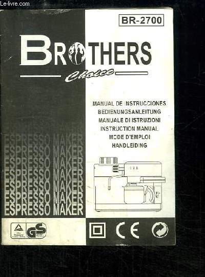 Mode d'Emploi de de l'Imprimante Brothers BR-27000