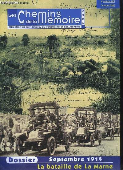 Les Chemins de la Mmoire N143 : Septembre 1914, La bataille de La Marne