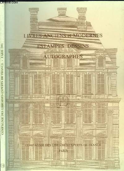 Catalogue de Livres Anciens et Modernes, Estampes, Dessins, Autographes