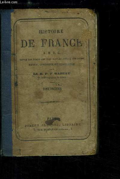 Histoire de France. TOME 1er