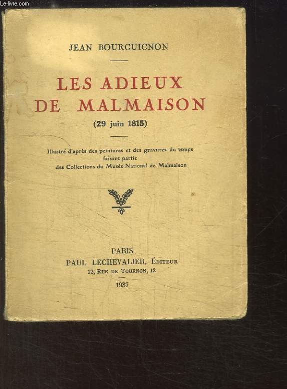 Les Adieux de Malmaison (29 juin 1815)