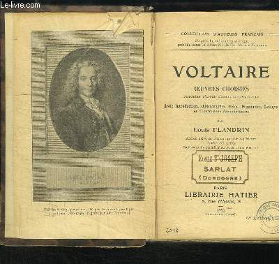 Voltaire. Oeuvres choisies.