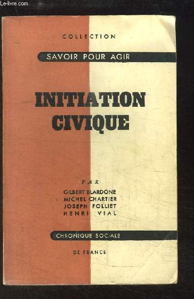 Initiation Civique.