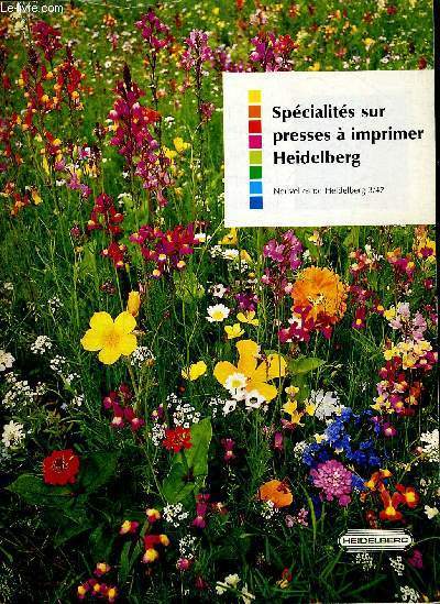 PLAQUETTE PUBLICITAIRE PROFESSIONNELLE - HEIDELBERG - SPECIALITES SUR PRESSES A IMPRIMER - NOUVELLES DE HEIDELBERG 3/47