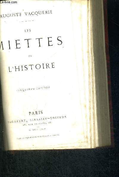 LES MIETTES DE L'HISTOIRE - 5EME EDITION