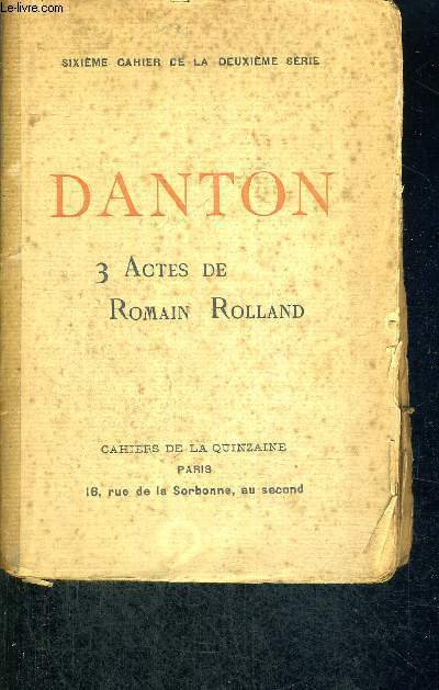 DANTON - 3 ACTES
