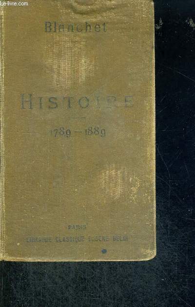 HISTOIRE - 1789-1889