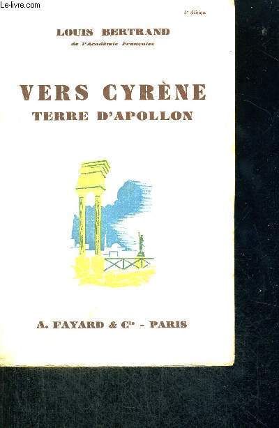 VERS CYRENE - TERRE D'APOLLON