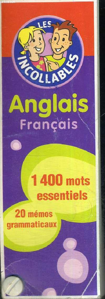 ANGLAIS-FRANCAIS - 1400 MOTS ESSENTIELS - 20 MEMOS GRAMMATICAUX