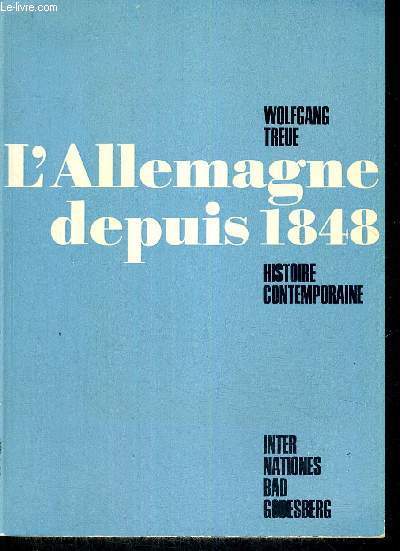 L'ALLEMAGNE DEPUIS 1848 - HISTOIRE CONTEMPORAINE