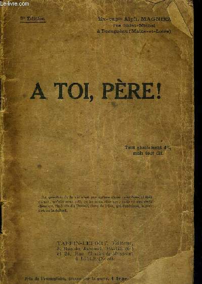 A TOI, PERE ! - 9E EDITION