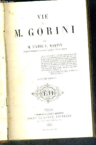 VIE DE M.GORINI