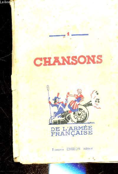 CHANSONS DE L'ARMEE FRANCAISE